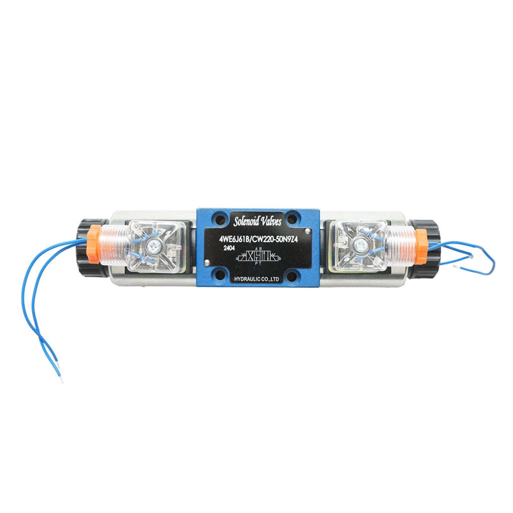 Elettrovalvola direzionale AC220V controllo del flusso impianti idraulici 6 vie HDQX2206J 4WE6J61B CW220-50N9Z4
