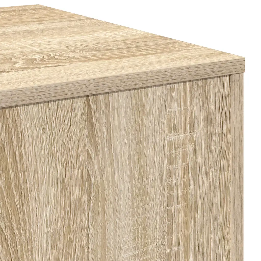 Tavolini 3 pz | Tavolo laterale Rovere Sonoma in Truciolato