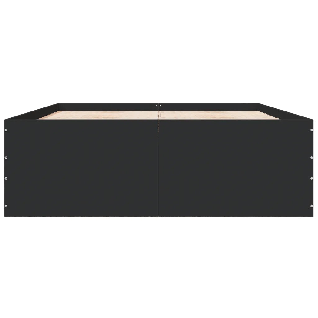 Giroletto Nero 140x200 cm in Legno Multistrato