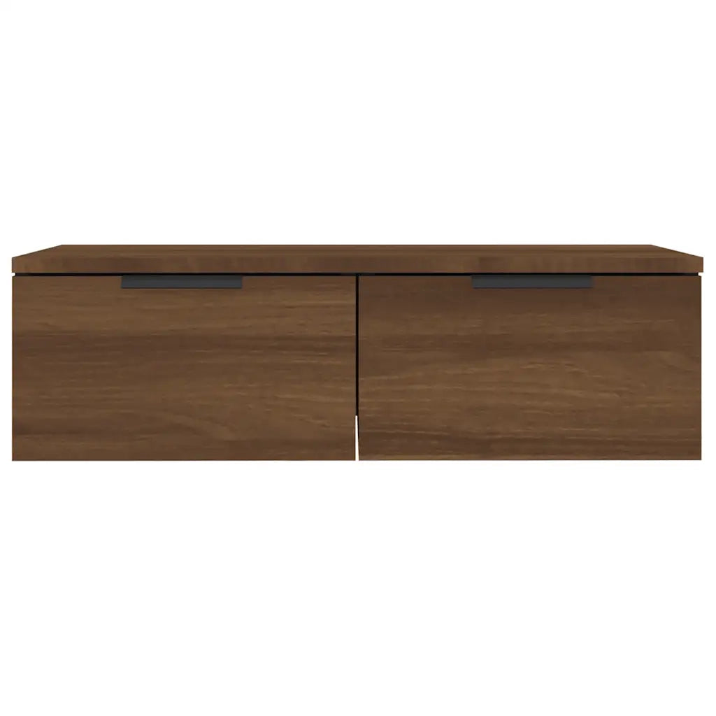 Armadietto a Muro Rovere Marrone 68x30x20 cm Legno Multistrato 817095