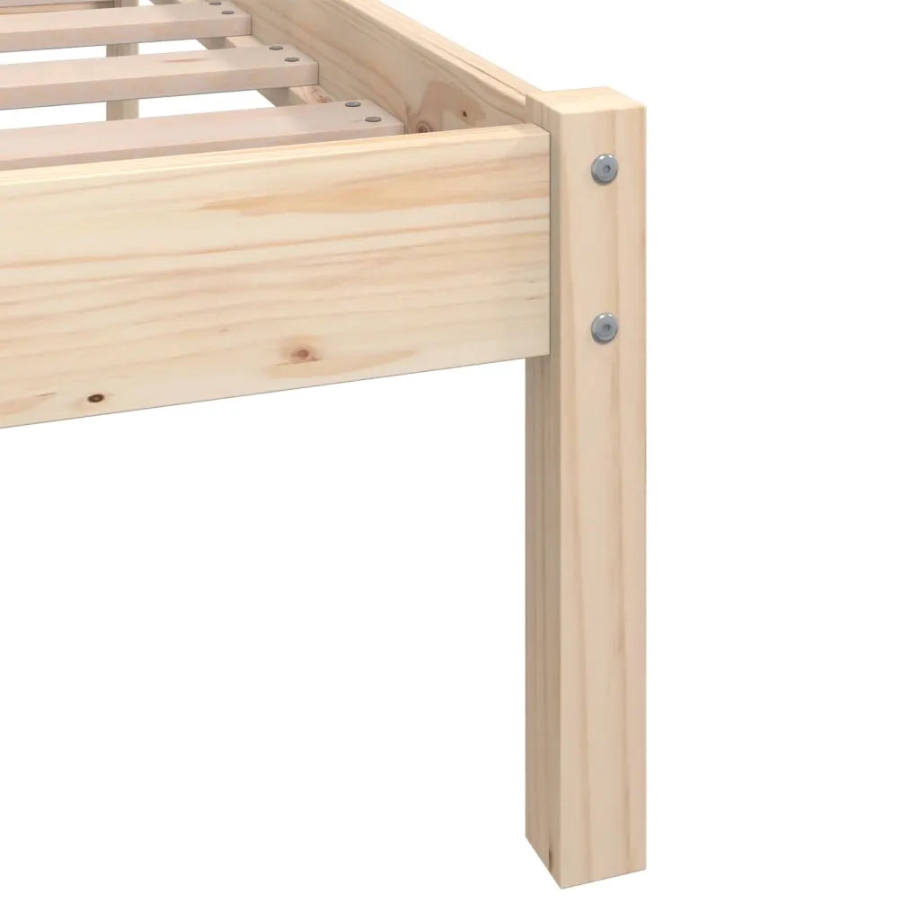Giroletto-Struttura Letto in Legno Massello di Pino 100x200 cm 932267