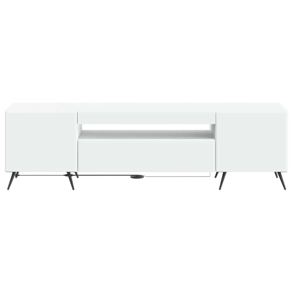 Mobile TV LED Bianco Legno ingegnerizzato 897565