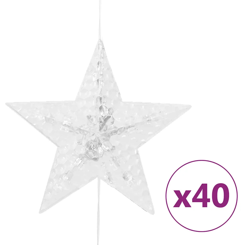 Luci Fatate a Stella a LED 200 LED Blu 8 Funzioni 328804