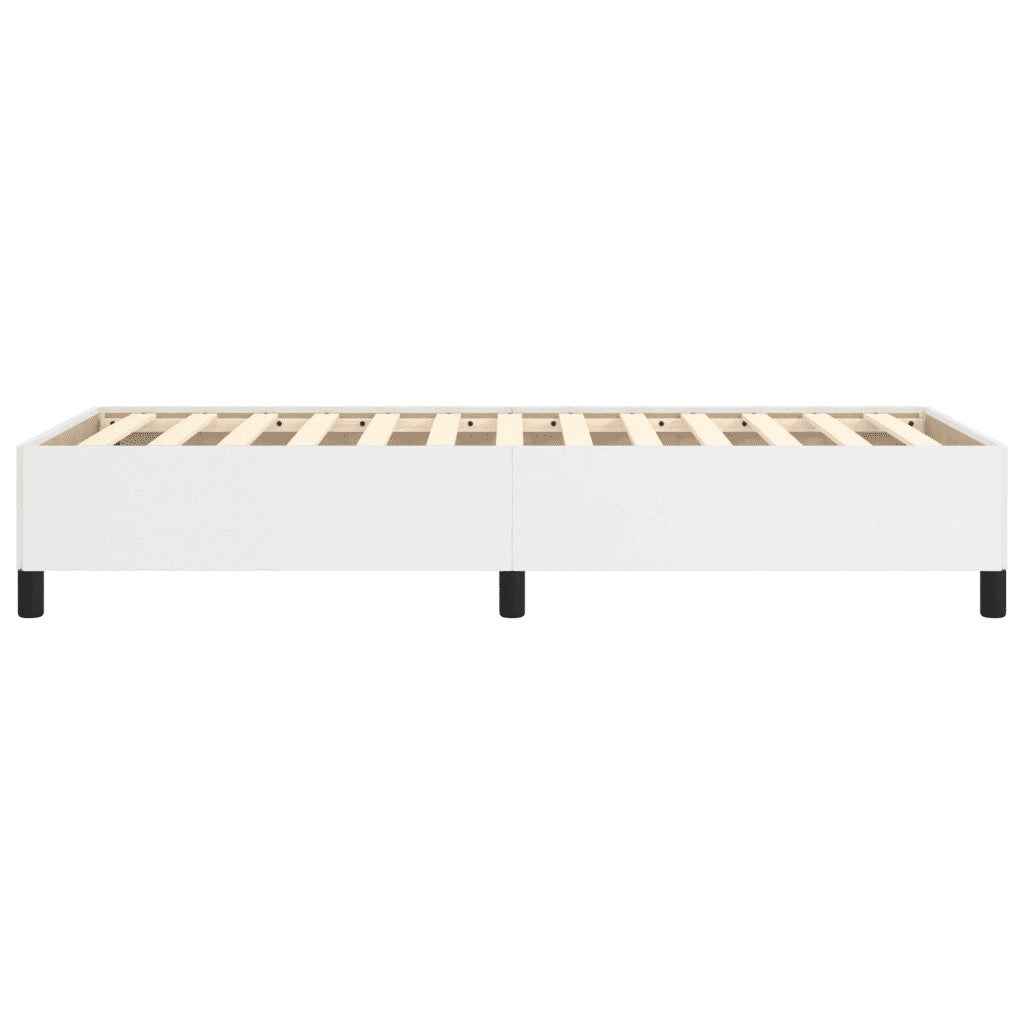 Giroletto-Struttura Letto Bianco 80x200 cm in Similpelle 687133