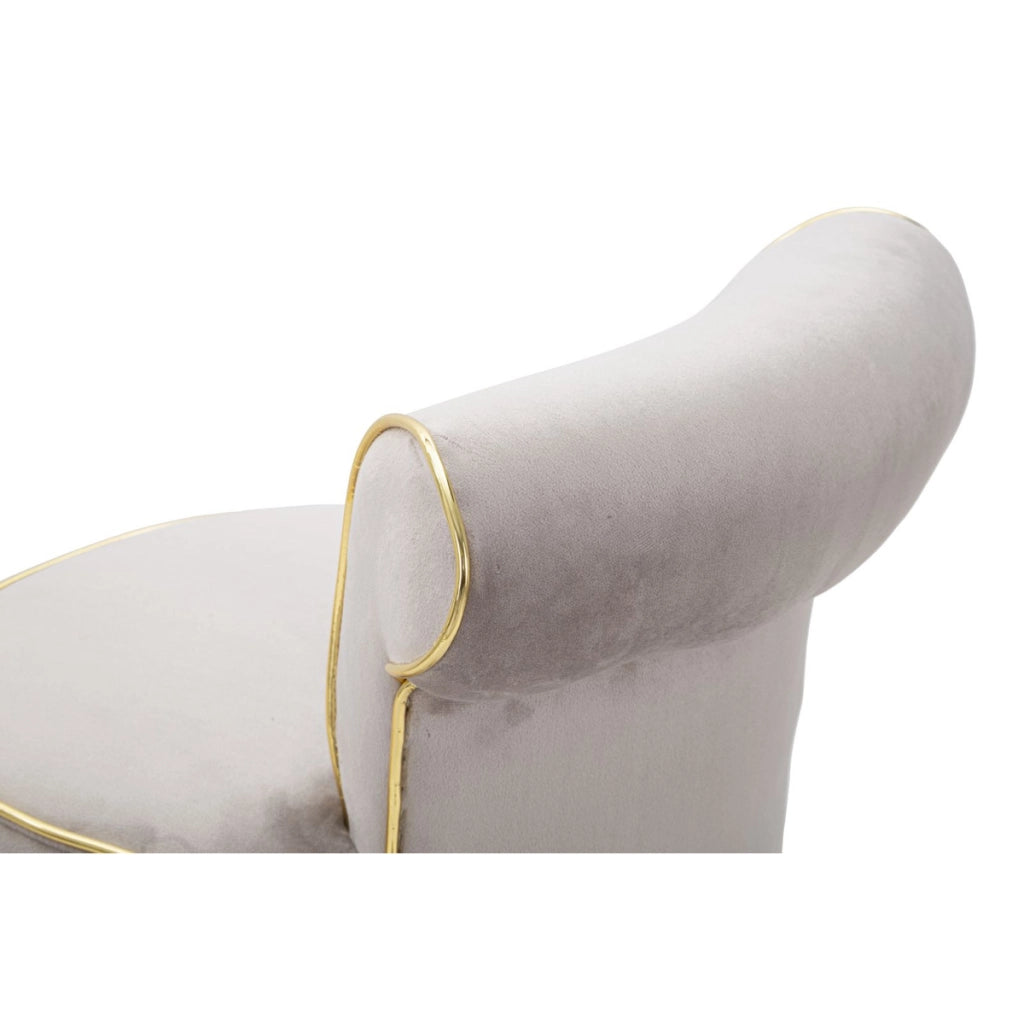 Sgabello Alto VKH441, Grigio, Metallo, 46x48x96 cm