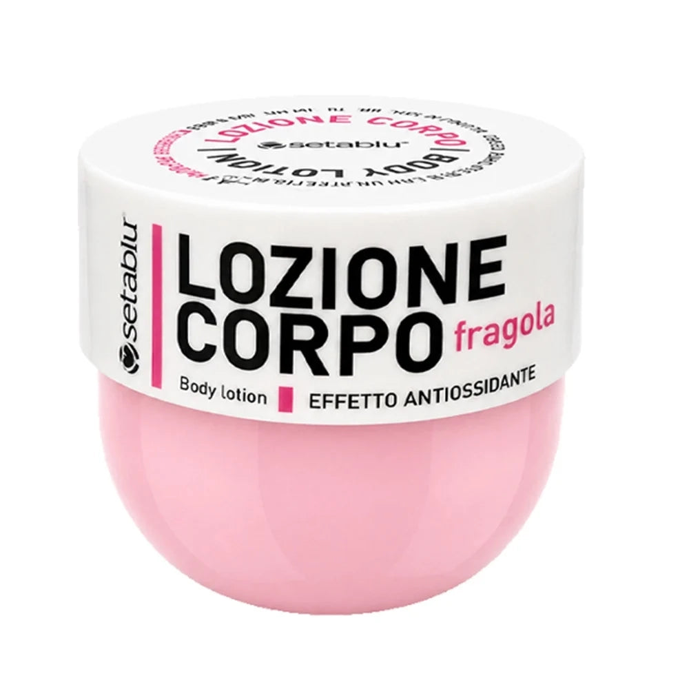 Trade Shop - Lozione Corpo Fragola Effetto Antiossidante 280ml Fragranza Dolce Fruttata Vivace 034385 -