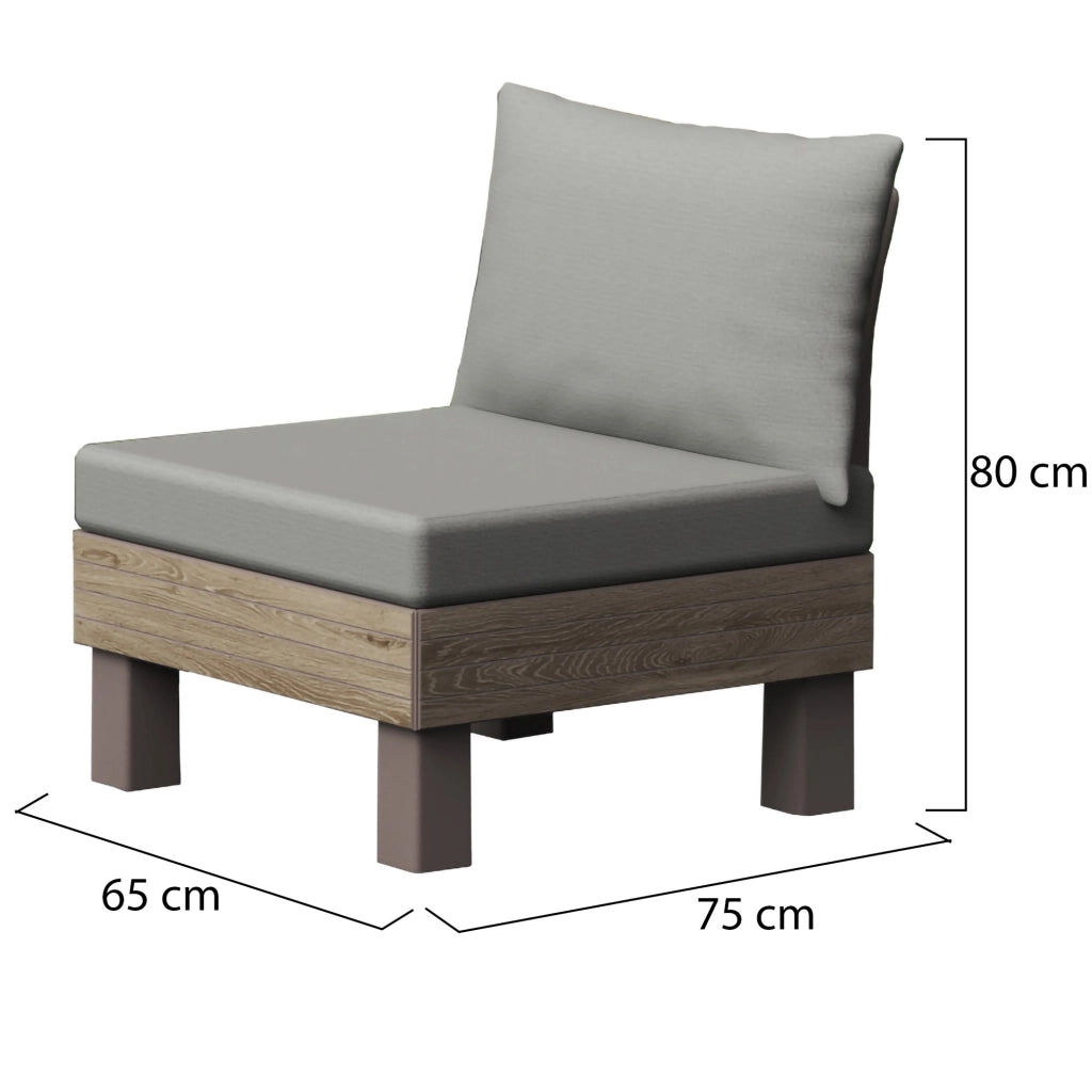 Houghton, Sedia da Esterno una Sedia, Marrone Noce