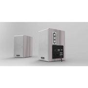 Casse acustiche preamplificate empire 64w bianco, supporto di montaggio a parete, 2 ingressi audio rca stereo - WB-64