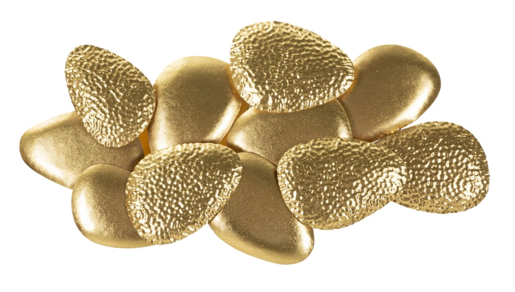 Lampada da Muro Shell 59,8x11x31 cm in Ferro Oro