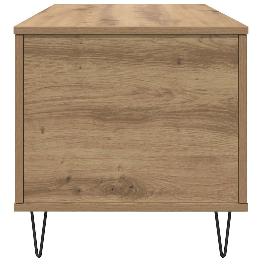 Tavolino da salotto rovere artigianale 90 x 44.5 x 45 cm
