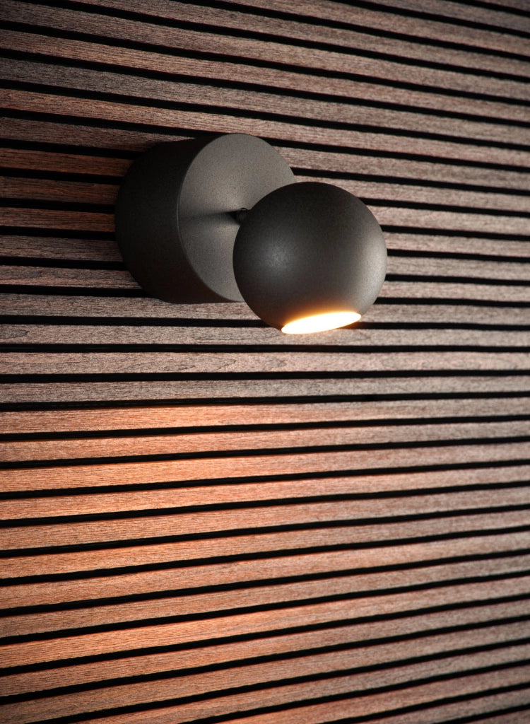 Mini Bora Surface Faro LED da soffitto orientabile 4,5W 38º 2700K Argento, design sferico ad alta resa cromatica CRI>93, UGR<10