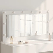 Specchio da Vanità Rettangolare Bianco 100 x 55 x 18 cm 868301