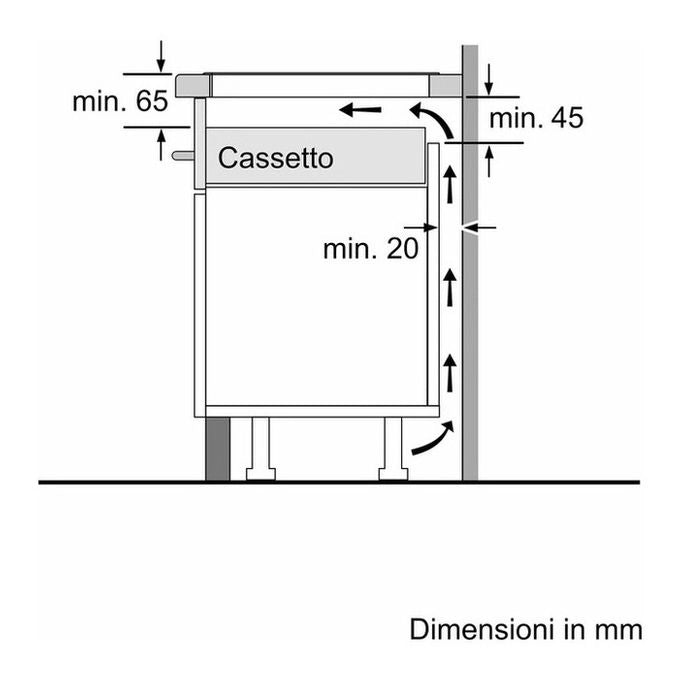 Bosch Serie 4 PVQ611BB6E Piano cottura a induzione 60 cm Nero, senza profili