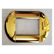 Trade Shop - Placca Placche Placchette Compatibili Living International Light Bombate Bticino - Oro Lucido -7 Fori     -