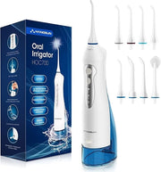 Waterflosser Senza Fili - Irrigatore Orale Portatile con 3 Modi, IPX7 Impermeabile e Ricaricabile via USB