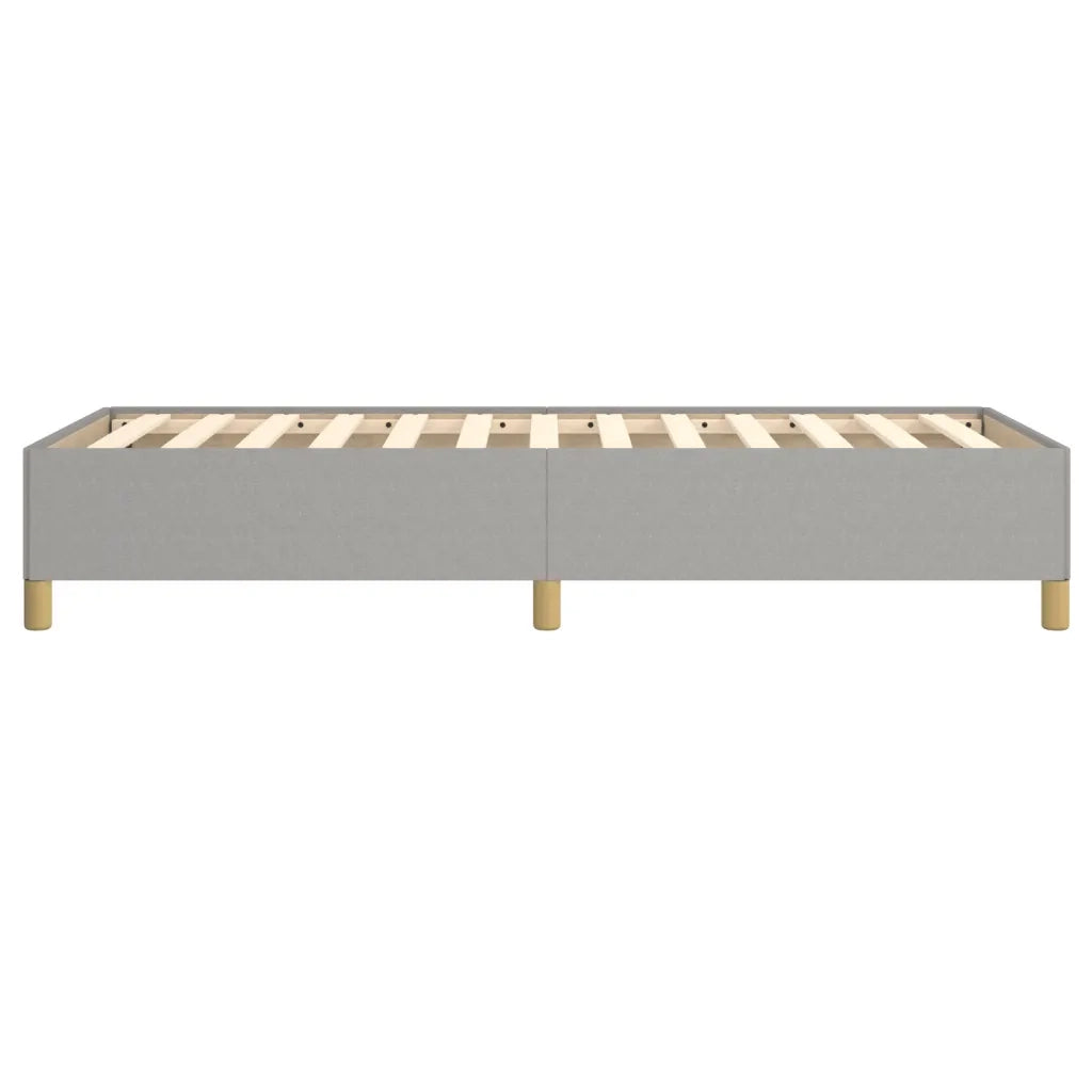 Giroletto senza Materasso-Struttura Letto Grigio Chiaro 90x190 cm Tessuto 787319