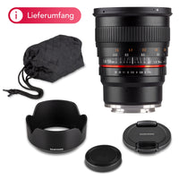 Obiettivo MF 50mm F1,4 compatibile con Sony E, accessori macchina fotografica