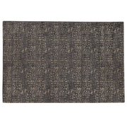 Tappeto da salotto Tappeto da soggiorno in viscosa grigio e dorato 160 x 230 cm