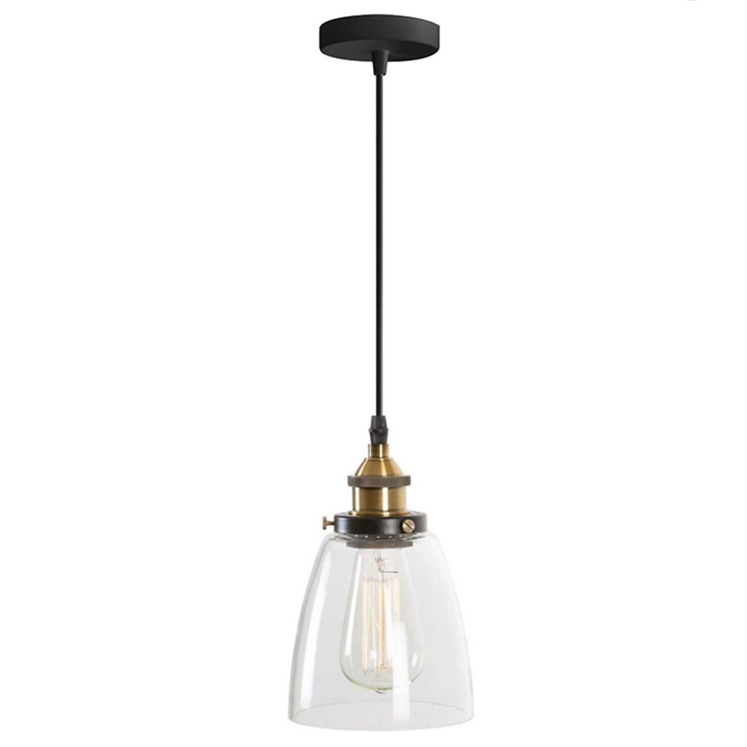 Lampada Da Soffitto Pensile Di Vetro Verto D APP048-1CP