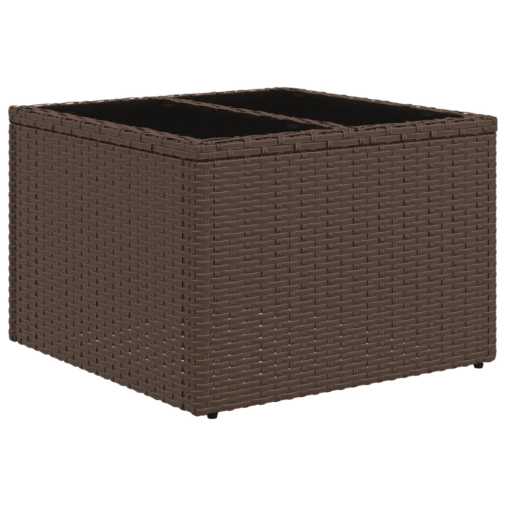 Set Divano da Giardino 6 pz con Cuscini Marrone in Polyrattan 3251140