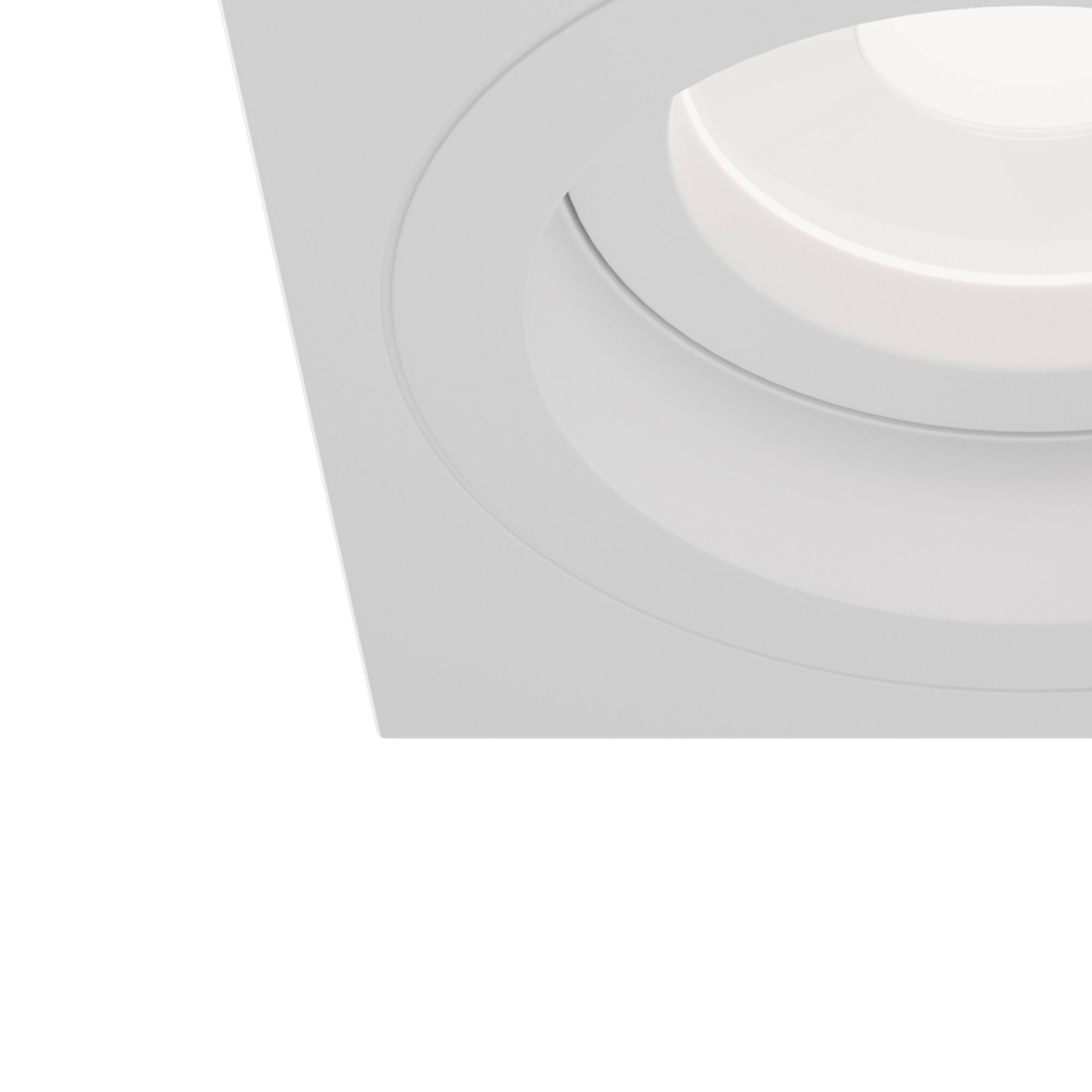Faretto da incasso Downlight in Alluminio Atom Bianco