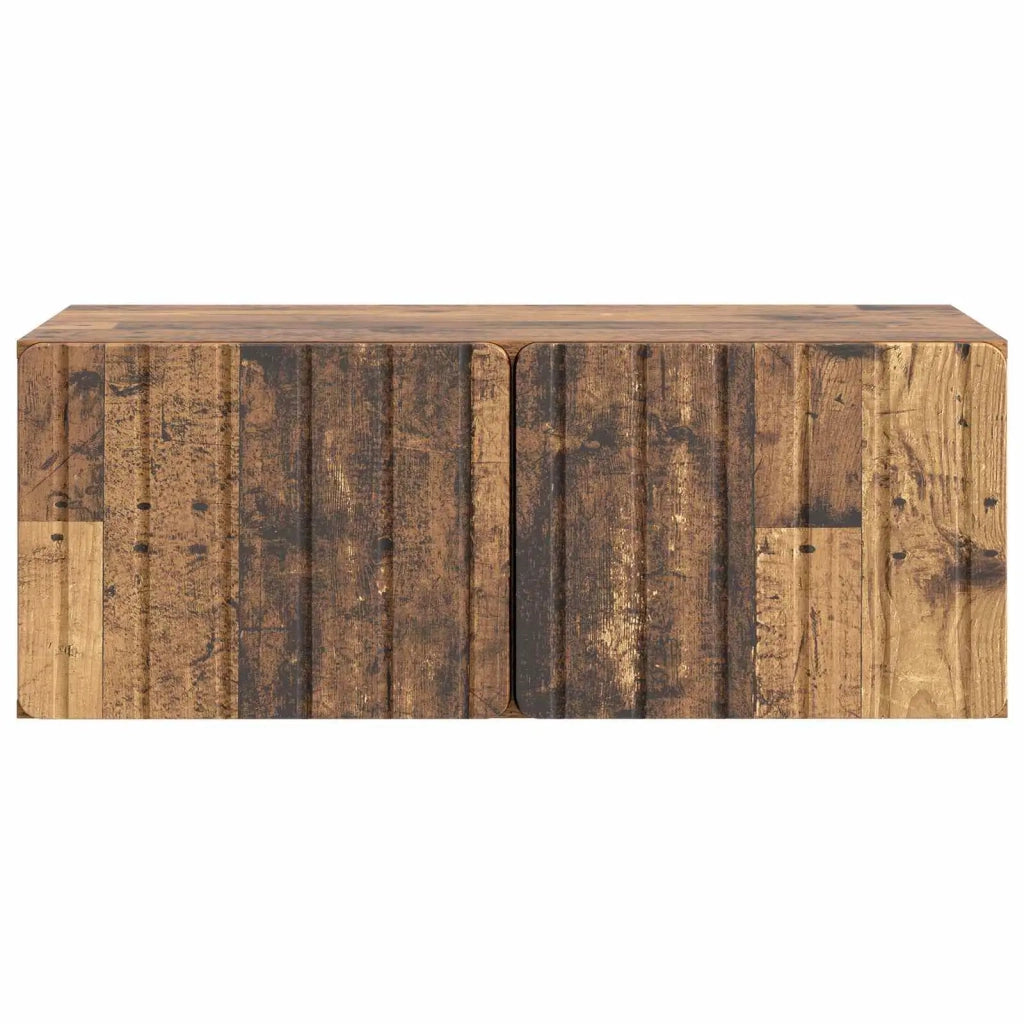 Mobile Porta TV da Muro Legno antico 78,5 x 41 x 30 cm
