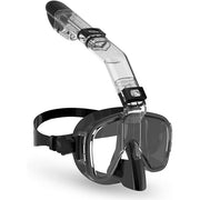 Maschera da Snorkeling Occhiali da Snorkeling Panoramici 180° Campo Visivo Liscio/Anti-Condensazione - Nero