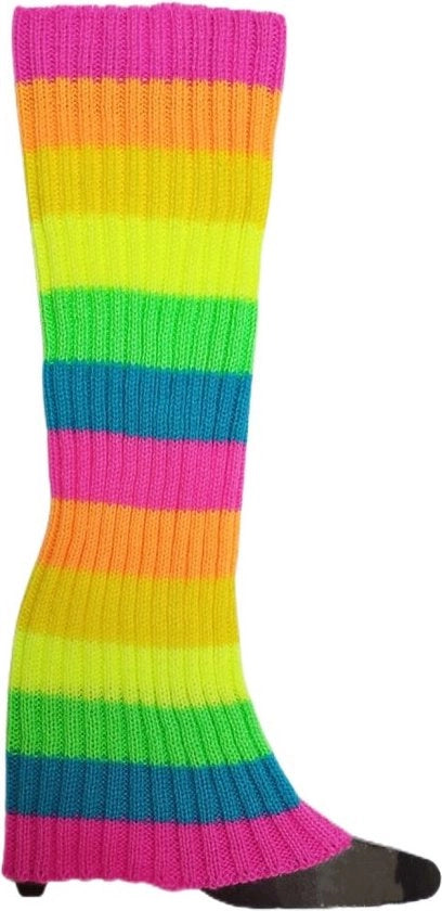 Calze di lana per gambe senza piede a righe brillanti colore neon - perfette per 80s party yoga danza su ghiaccio 

Modello: 
 Materiale: 
 Dimensioni: 
 Colore: roze