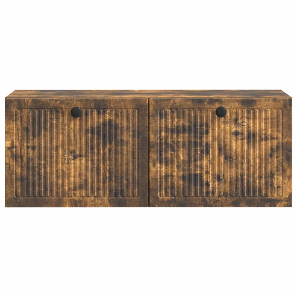 Mobile Porta TV da Muro Rovere Fumo 78,5 x 31 x 30 cm