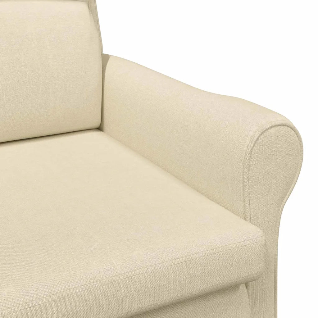 Poltrona-Poltroncina-Divano Sedia Crema Tessuto 869746