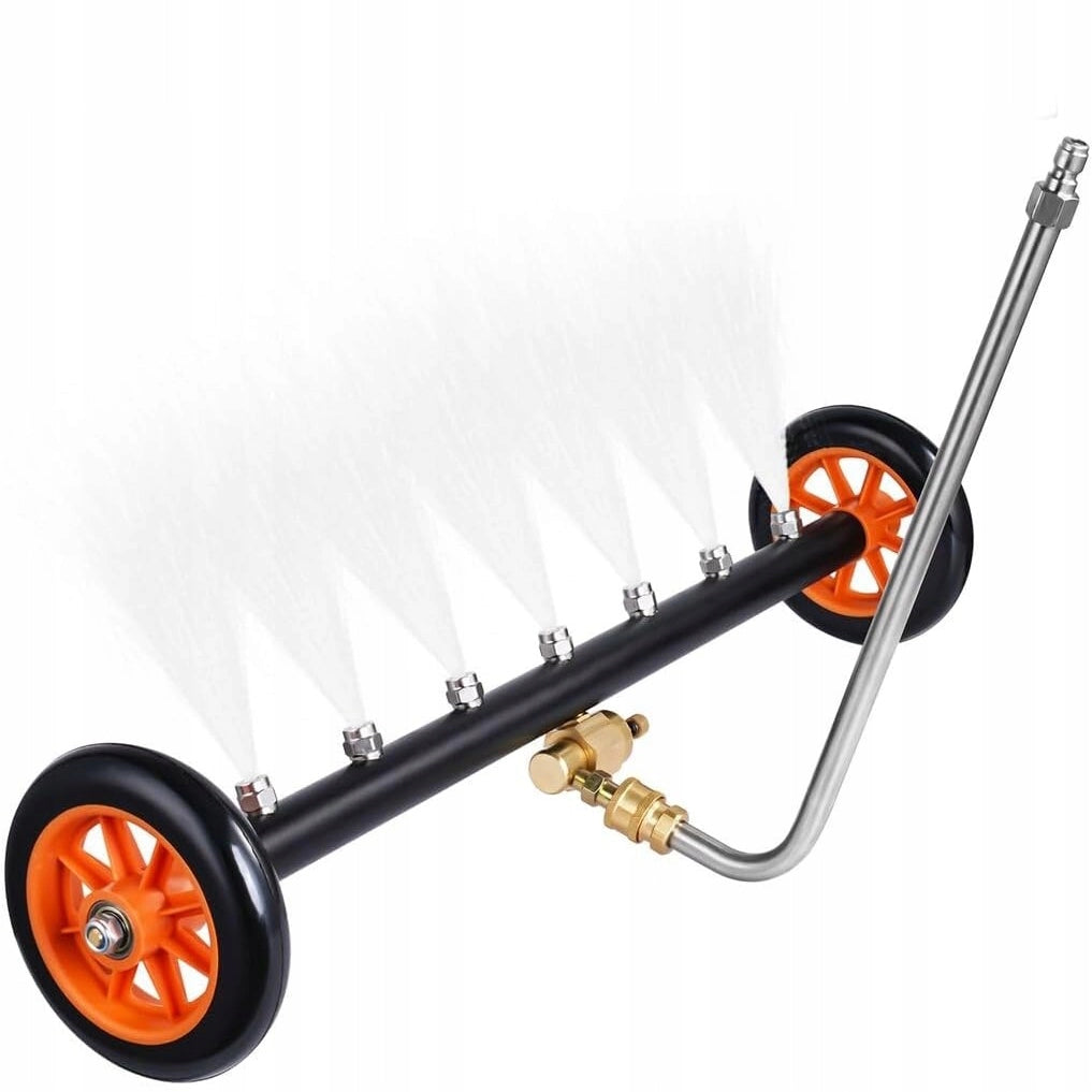 Lancia per Lavaggio Sottoscocca con Ruote e Adattatore Bayonet – Acciaio Inox, 2000 PSI