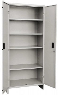 ARMADIO MULTIUSO IN LAMIERA VERNICIATA 2 ANTE TUTTOPIANI CM. 80x40x175H