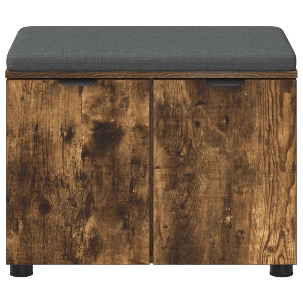 Panca per ingresso con porta Quercia Affumicata 60 x 38 x 46 cm 891476