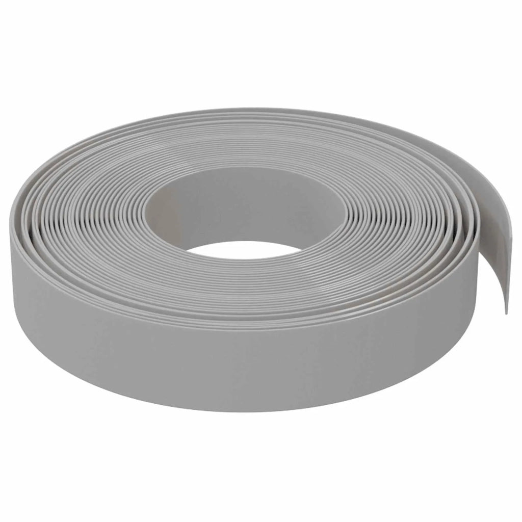Bordatura per giardino 25 m 10 cm PE Grigio 42036845