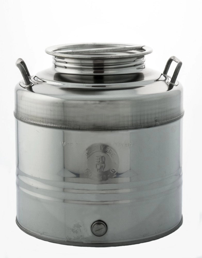 1pz contenitore acciaio inox x olio lt.30 cod:ferx.22991
