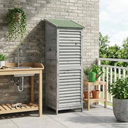 Capanno da Giardino Grigio 59 x 56 x 176 cm 42033462