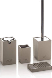 Sostituto di spazzolino per il water - colore taupe - design elegante