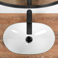 Lavabo Da Appoggio Rea Royal Mini Black White