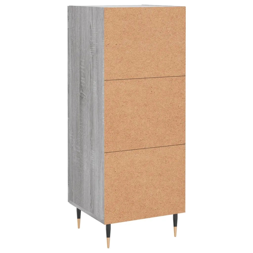 Credenza Grigio Sonoma 34,5x34x90 cm in Legno Multistrato 830426