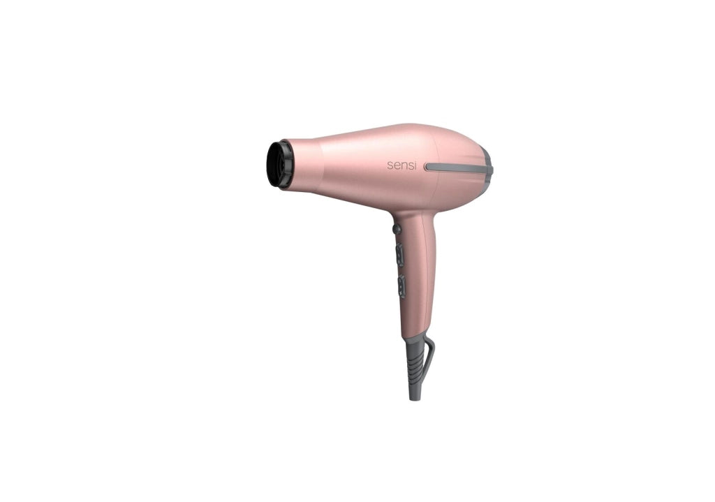 Ga.ma GH3319 Tempo 5D Sensi Asciugacapelli 2200 W Ceramica Ioni e Ozono 2 velocita' 3 temperature bocchetta e diffusore colore Rosa