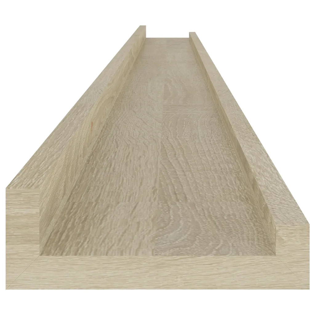 Mensole da Parete 4 pz Rovere Sonoma 115x9x3 cm 326688