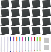 Set di 20 Tabelloni da Disegno - Mini Tabelloni - Supporto Prezzi - Piatti da Buffet - Impermeabili - PVC di Alta Qualità - Etichette Prezzi