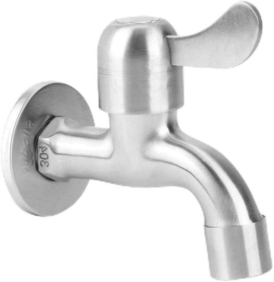 Dispensatore di acqua per esterno, fissaggio a parete per doccia, bagno e cucina. Montaggio a parete.
