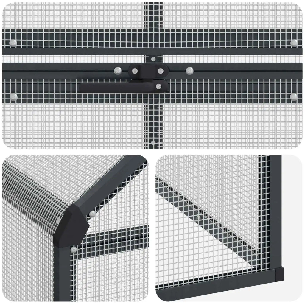 Gabbia per uccelli Antracite 181,5 x 221 x 173,5 cm CFW7742061