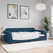 Letto da Giorno Blu 100x200 cm in Velluto 354064