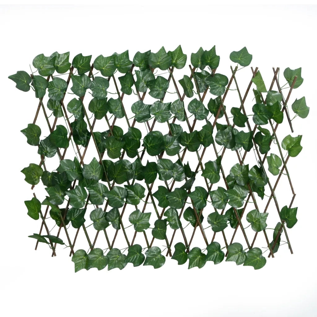 Traliccio Foglie Vite Artificiale Espandibile Verde 190x60 cm CFW2155164