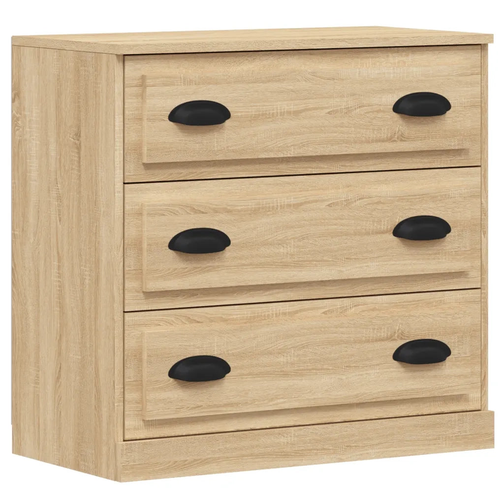 Credenze 3 pz Rovere Sonoma in Legno Multistrato