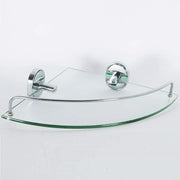 Trade Shop - Mensola Angolare  52020 Vetro Portaoggetti Doccia Bagno Ripiano Triangolare -