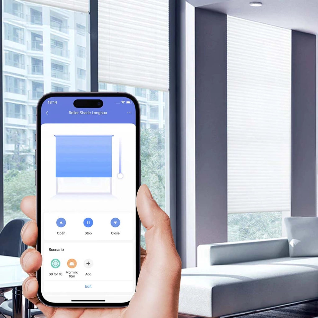 Controllore per Tende Rullanti T1S Zigbee 3.0 27dB Motore Tubolare 20W Bianco Aqara
