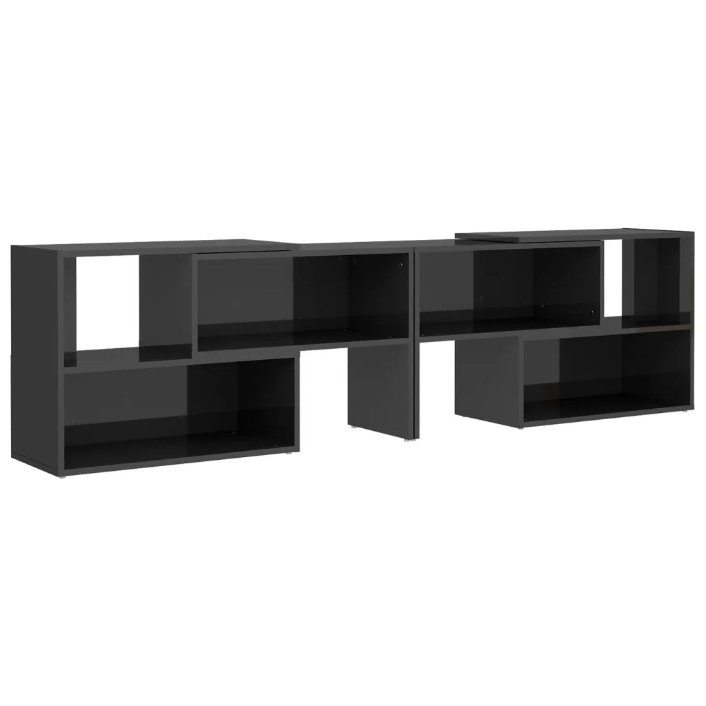 Mobile TV Grigio Lucido 149x30x52 cm in Truciolato cod mxl 16333